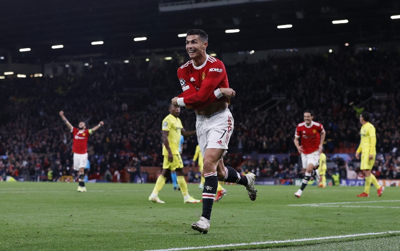 Man United Tumbangkan Villarreal di Old Trafford, Cristiano Ronaldo Cetak Gol Injury Time