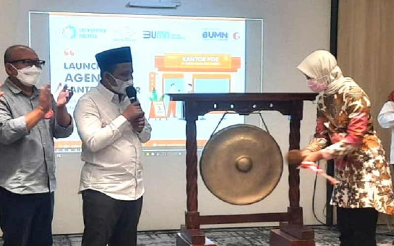 Perkuat Bisnis Kurir dan Logistik, Pos Indonesia Gandeng Santripreneur Indonesia