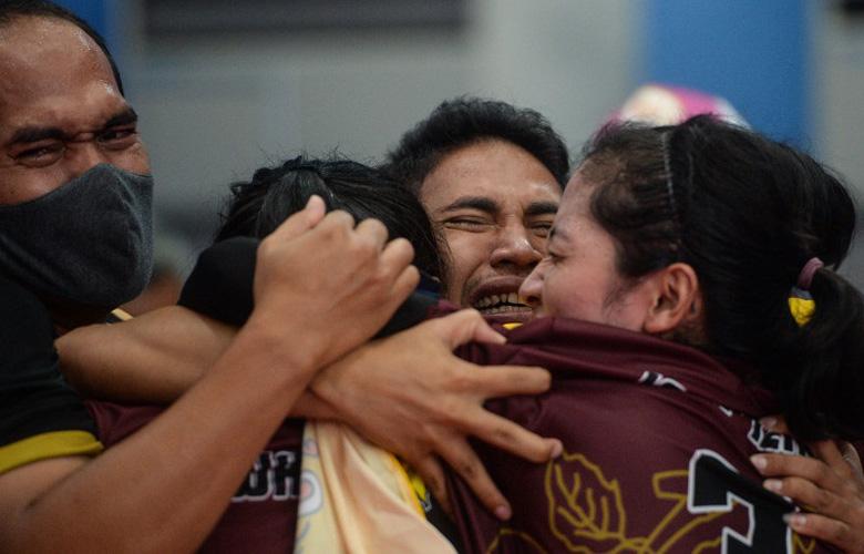 Momen Haru Tim Sepak Takraw Putri Jateng Rebut Emas usai Kalahkan Jabar di PON Papua
