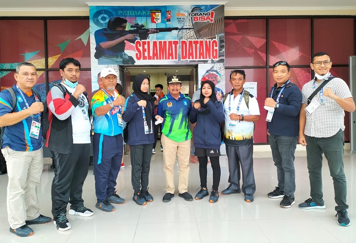 Wagub Babel Kunjungi Venue Tembak PON XX di Papua, Suharto Ucapkan Terima Kasih