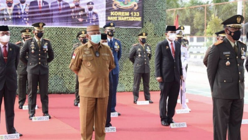 Gubernur Gorontalo Minta TNI Jaga Kekompakan dan Tetap Bersinergi Membangun Daerah