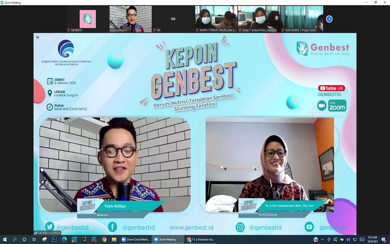 Mengatasi Stunting, Kemenkominfo Mengajak Remaja untuk Penuhi Nutrisi dan Terapkan Sanitasi