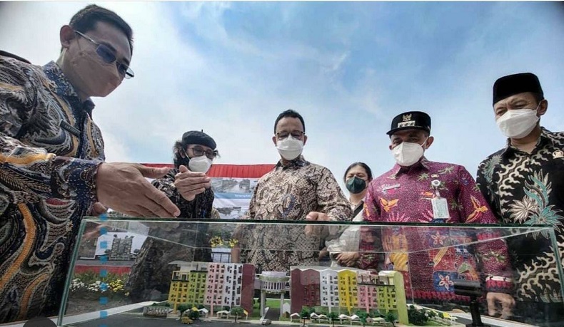 Kampung Susun Produktif Tumbung Cakung Mulai Dibangun, Anies : Siapapun Berhak Dapat Keadilan