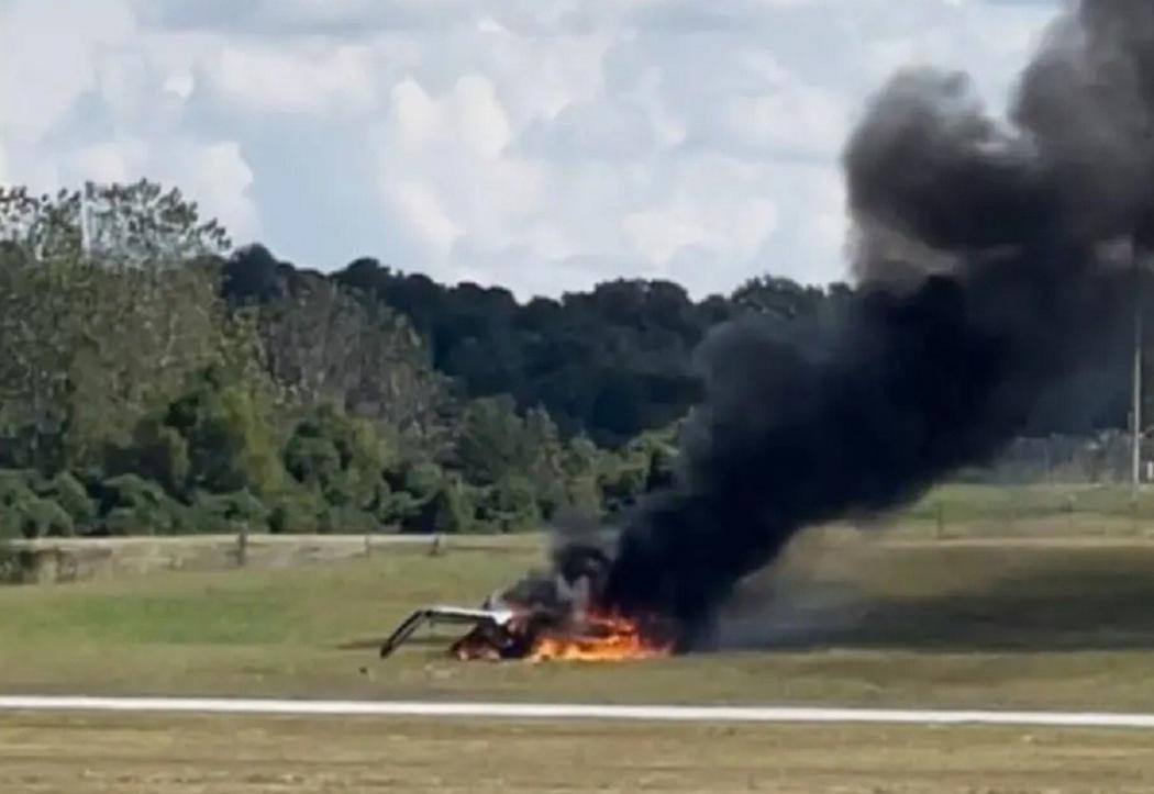 Pesawat Cessna Jatuh Sesaat usai Lepas Landas, 4 Orang Tewas