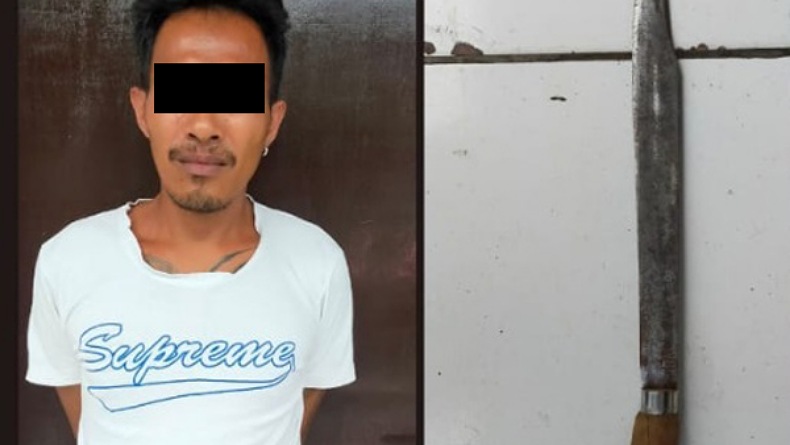 Viral Pengancaman dengan Sajam di Jalan 46 Bitung, Pelaku Ditangkap Tim Tarsius