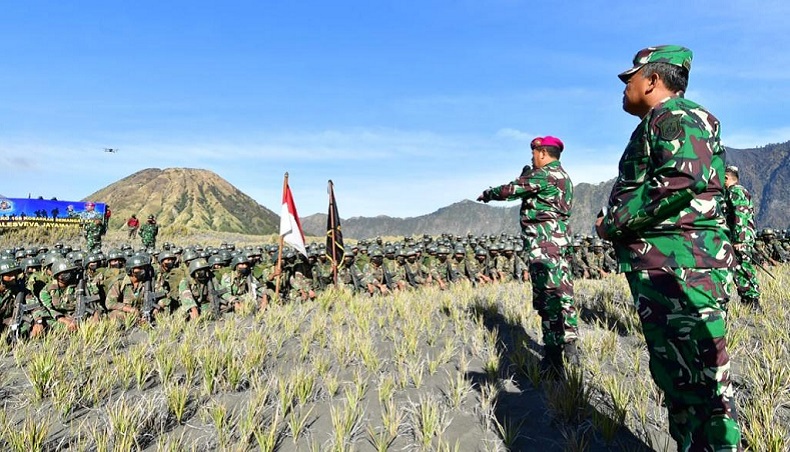 Di Hadapan Calon Prajurit, KSAL Yudo Margono : Jadi Marinir Suatu Kebanggaan
