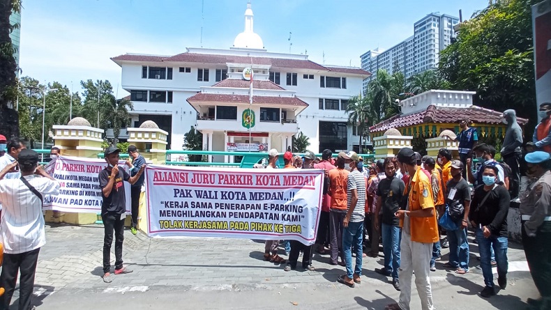 Asosiasi Jukir di Medan Tolak Pemberlakuan e-Parking