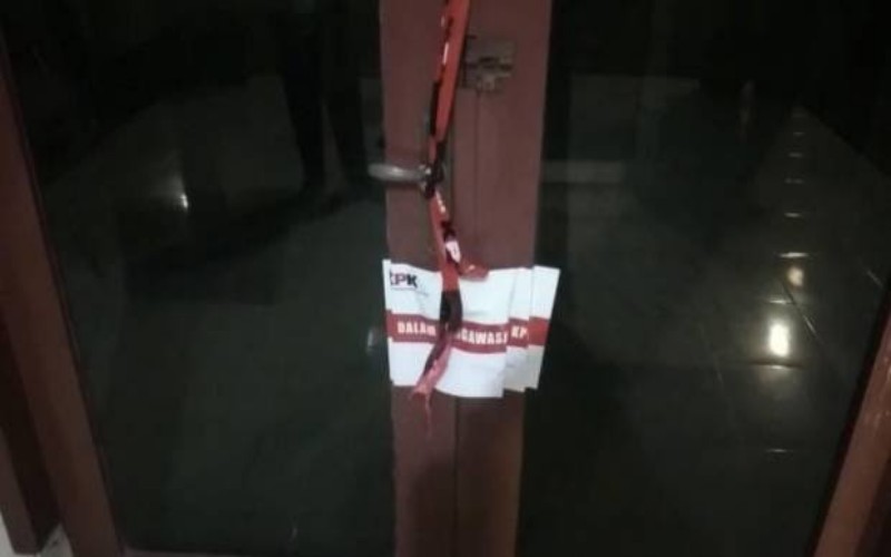 KPK Segel Kantor Dinas PUPR Musi Banyuasin