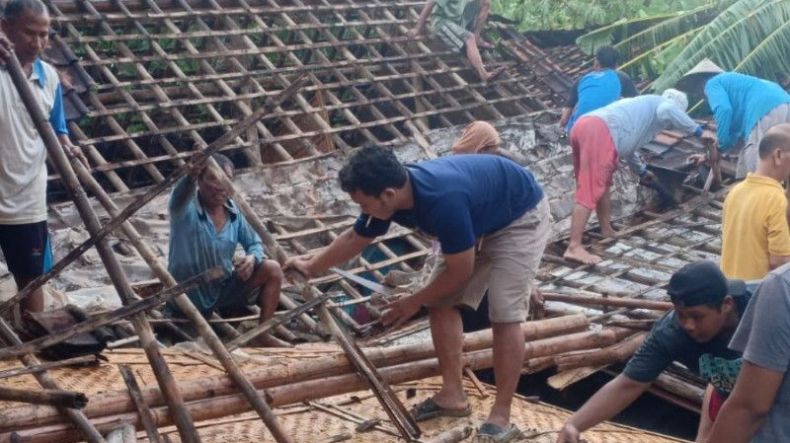 4 Desa di Kudus Diterjang Puting Beliung, 106 Rumah Rusak 