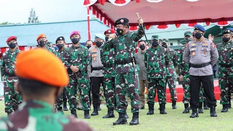 Temui Anggota TNI-Polri di Papua, Panglima TNI: Terima Kasih untuk Seluruh Pengorbanan