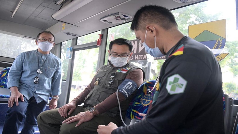 Safari ke Cianjur, Ridwan Kamil: Jangan Euforia Sebelum Proklamasi Kemerdekaan Covid Dikumandangkan