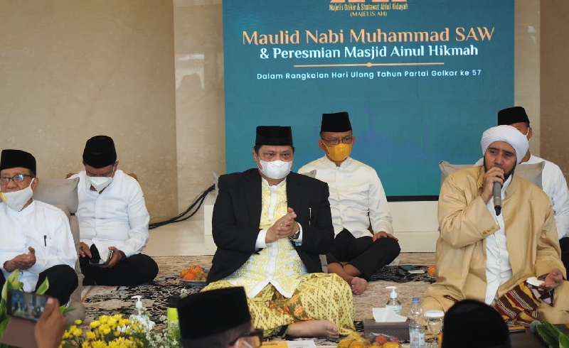 Peringati Maulid Nabi, Airlangga Hartarto: Golkar Sangat Perhatikan Islam