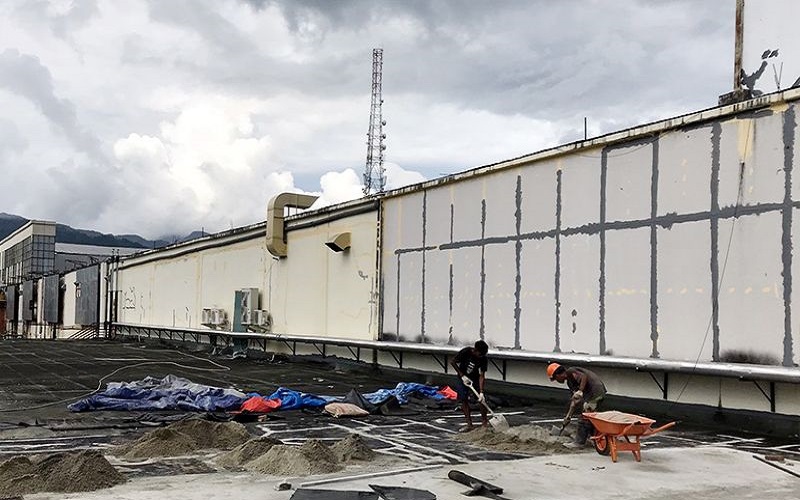 Bangunan Mal di Ambon yang Rusak akibat Gempa 2019 Mulai Diperbaiki