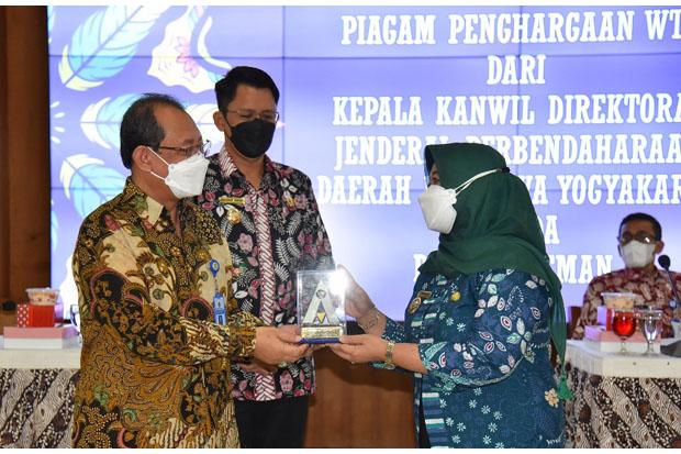  Opini WTP 10 Kali Berturut-Turut, Sleman Diganjar Penghargaan Kemenkeu