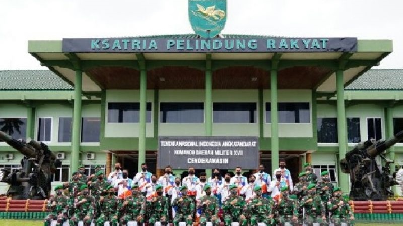 Pangdam Cenderawasih Berikan Penghargaan ke Atlet PON XX Papua dari Kodam