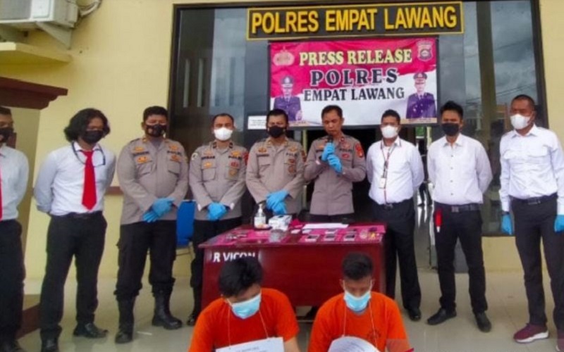 Sergap Rumah Bandar Narkoba, Polres Empat Lawang Tangkap Oknum Polisi Berpangkat Briptu