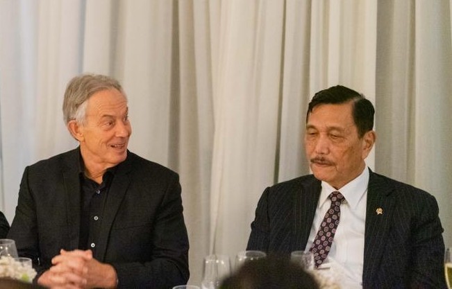 Luhut ke London Temui Tony Blair Bahas Perubahan Iklim hingga Penanganan Covid-19