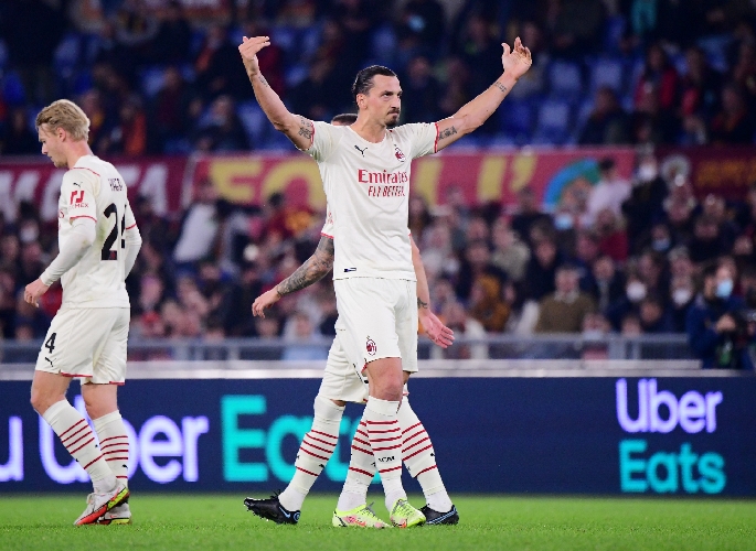 Zlatan Ibrahimovic Masih Tajam, AC Milan Tekuk AS Roma