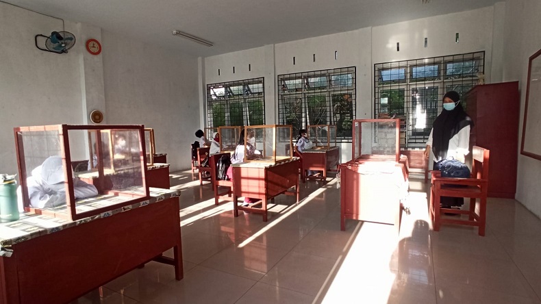 Siswa SD di Kota Medan Mulai Pembelajaran Tatap Muka Terbatas