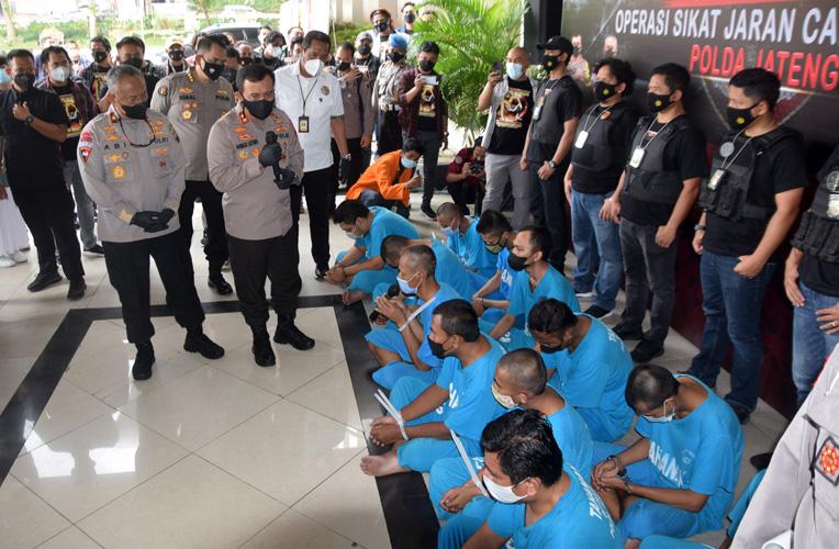 Operasi Sikat Jaran Candi 2021, Polda Jateng Tangkap 325 Tersangka