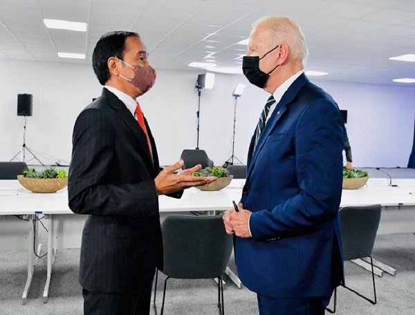 Bertemu Joe Biden, Jokowi Bahas Investasi EBT Hingga Presidensi G20 