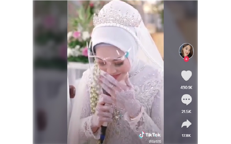 Kocak, Pengantin Perempuan Ini Salah Sebut Nama Calon Suami, Momen Nangis Jadi Batal