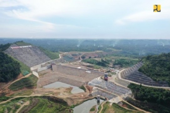 Telan Dana Rp846 Miliar, Begini Penampakan Bendungan Margatiga yang Diisi Air Awal 2022