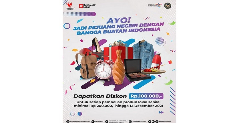 Yuk, Belanja Produk Dalam Negeri dengan Voucher Stimulus Bangga Buatan Indonesia