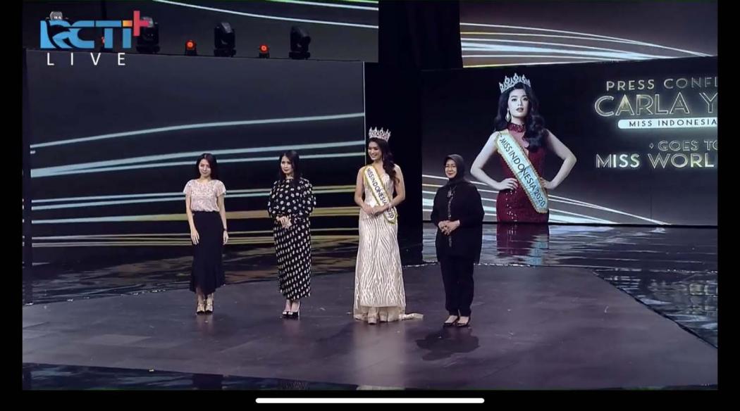 Miss Indonesia Carla Yules Melangkah ke Ajang Miss World 2021, Liliana Tanoesoedibjo: Kita Berjuang di Puerto Rico