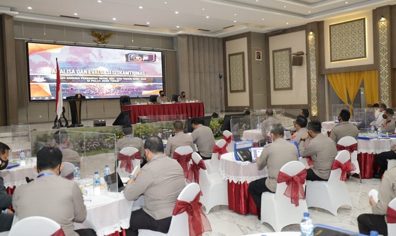 Anev Kamtibmas 2021, Ini Pesan Penting Kapolda Jatim untuk Satker dan Polres Jajaran 