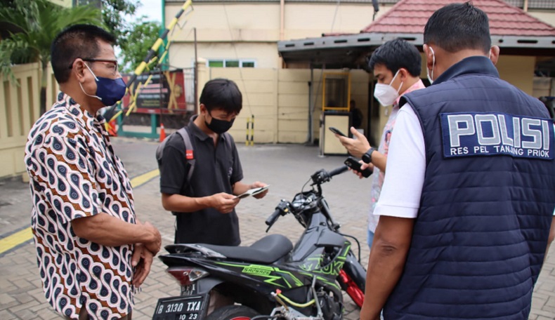Dicuri 12 Tahun Lalu, Pemilik Akhirnya Bertemu Motornya di Polres Tanjung Priok