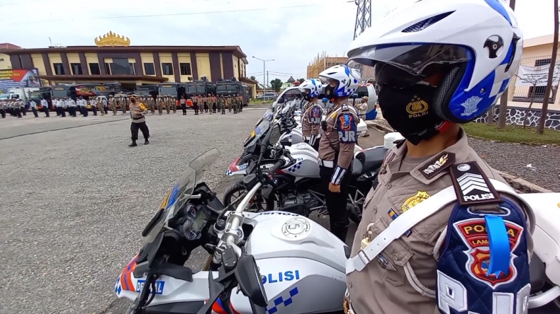 Tingkatkan Prokes dan Tertib Lalu Lintas, Polda Lampung Gelar Operasi Zebra Krakatau 2021