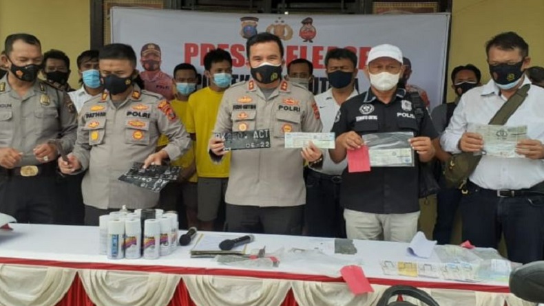 5 Sindikat Curanmor di Kota Binjai Ditangkap Polisi