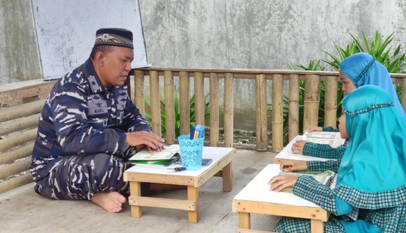  Hebat, Perwira TNI AL Ini Bangun Pesantren Tahfiz Qur'an