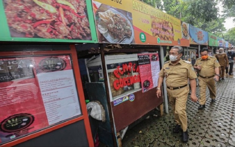 PKL Kuliner Jalan Sultan Agung Kota Bandung Ditata, Dibatasi hanya 20 Lapak