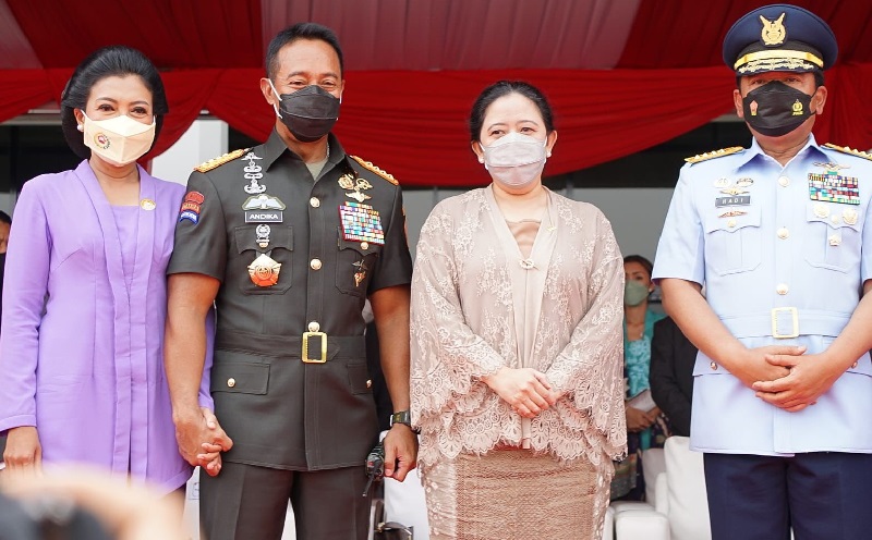Hadiri Sertijab Panglima TNI, Puan Maharani Beri Pesan Khusus untuk Jenderal Andika Perkasa