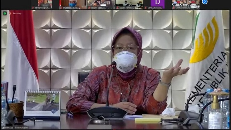 7.000 Kartu Bansos di Nganjuk Belum Terdistribusi, Risma: Senin Sudah Harus Clear