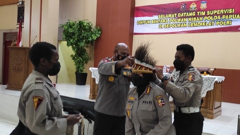 Kapolda Papua Temui 100 Siswa Calon Bintara Polwan Otsus
