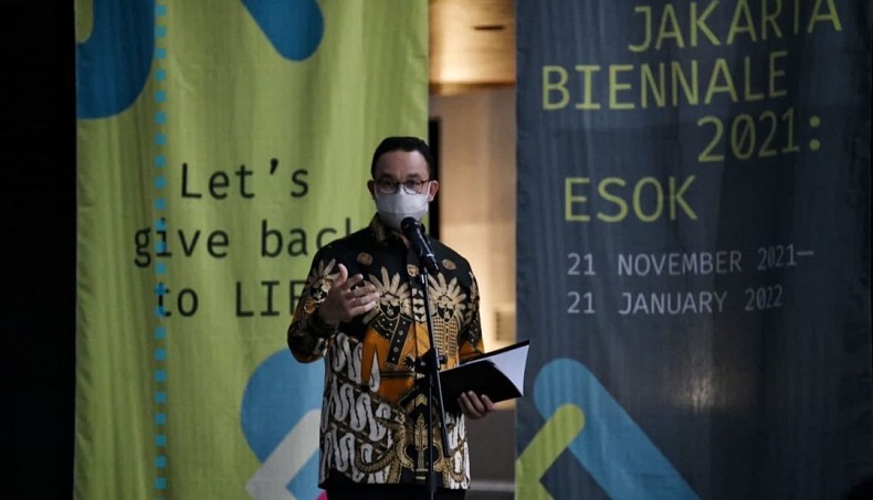 Buka Jakarta Biennale 2021, Anies : Jakarta Pusat Kesenian Indonesia