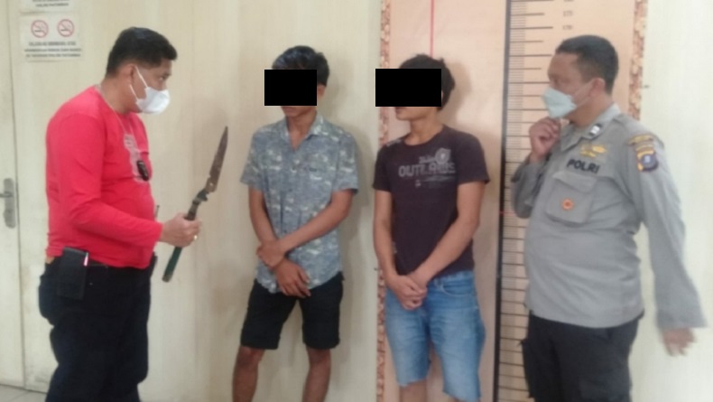Polisi Tangkap 2 Anggota Geng Motor Penyerang Rumah Warga di Patumbak