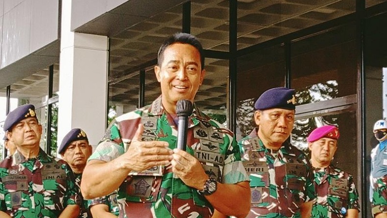 Panglima TNI Jenderal Andika Perkasa Mutasi 23 Perwira