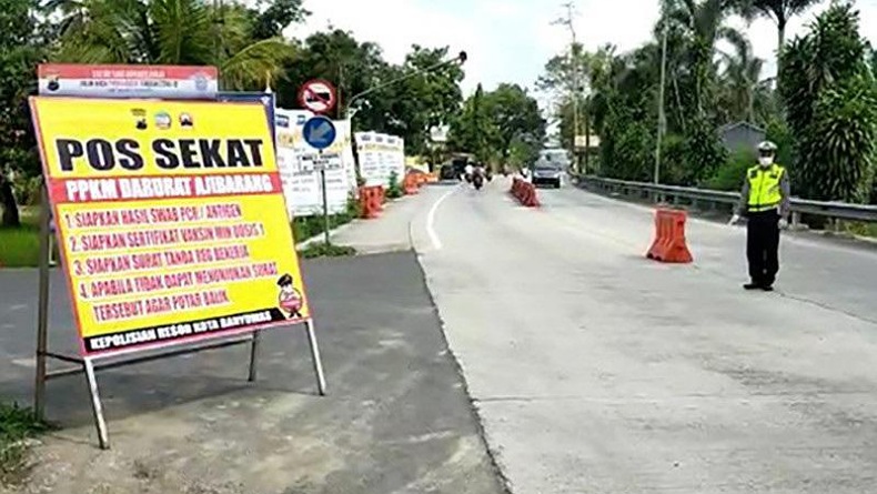 PPKM Level 3 saat Libur Nataru, Polri Siapkan Posko Penyekatan