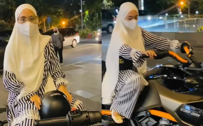 April Jasmine Tuai Hujatan Gara-Gara ke Mal Naik Moge, Netizen: Astaghfirullahaladzim