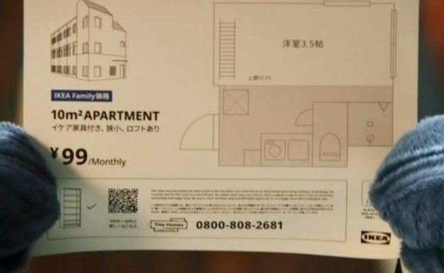 Ikea Sewakan Apartemen Mungil Seharga Rp12.500 per Bulan