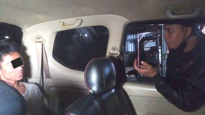 Tim Buser Naga Tangkap Pencuri Besi Kapal di Pangkalpinang, Tersangka Diamankan Usai Nyabu