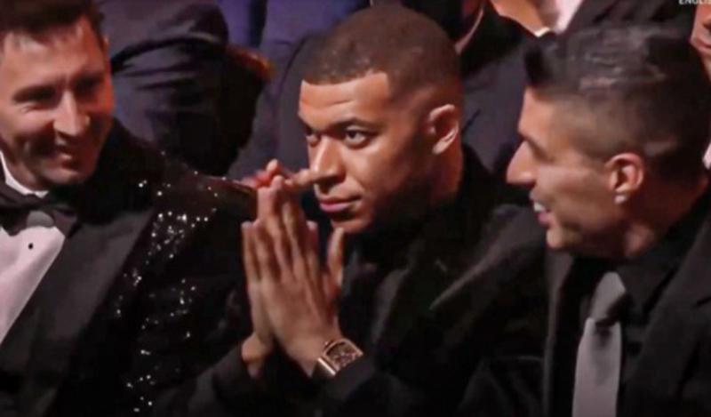 Begini Ekspresi Kesal Kylian Mbappe usai Finis ke-9 di Ranking Ballon dOr 2021