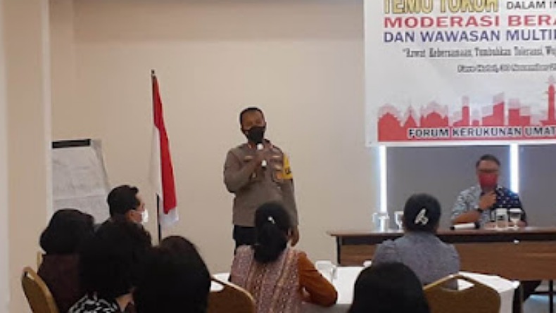 Bertemu dengan Tokoh Lintas Agama, Kapolres Bitung Sampaikan Ini 