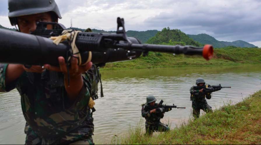 Lirik Lagu Komando saat Latihan Pertempuran TNI Indonesia, Bikin Semangat Membara 