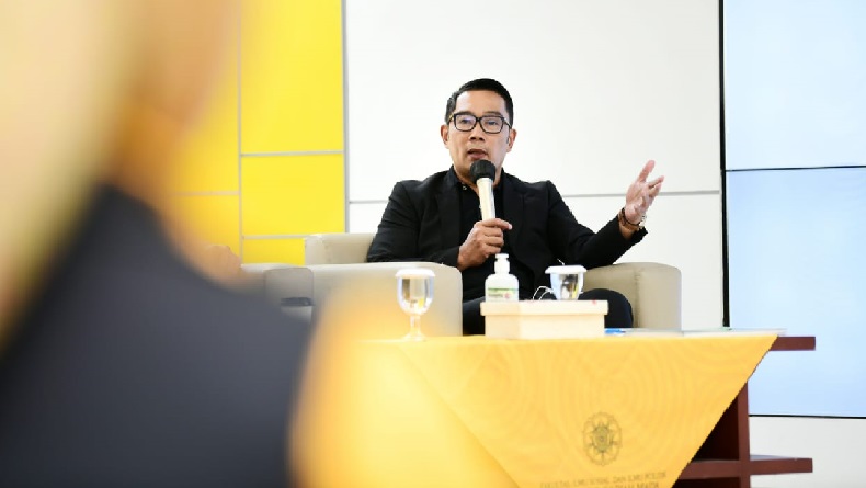 Jadi Pembicara FLF UGM, Ridwan Kamil Paparkan Strategi Atasi Ketimpangan Pembangunan di Jabar