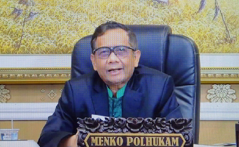 Di Depan Yusril dan Forum Guru Besar KAHMI, Mahfud MD Jelaskan Putusan MK soal UU Cipta Kerja